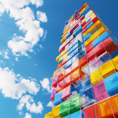 replymarketing_A_partially_built_skyscraper_made_of_colorful__2a3c0009-aaee-4725-8a6b-3dc2b5cf7b3b_3